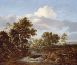 Wooded Landscape with a Stream